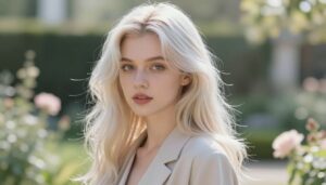 Haarfarbe Eisblond