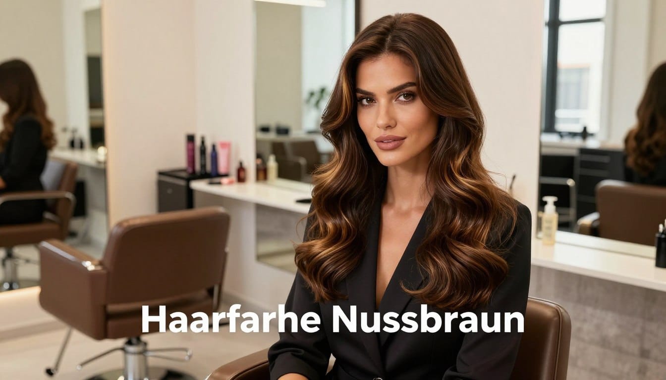 Haarfarbe Nussbraun