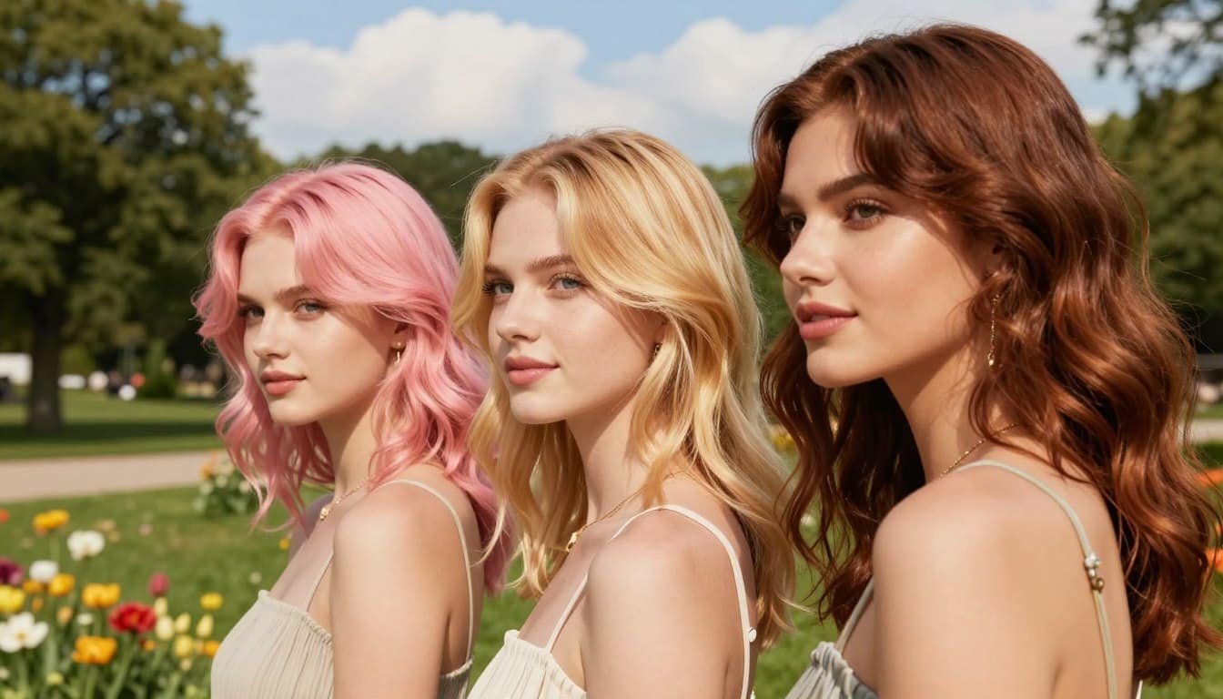 Haarfarbe Trendsommer