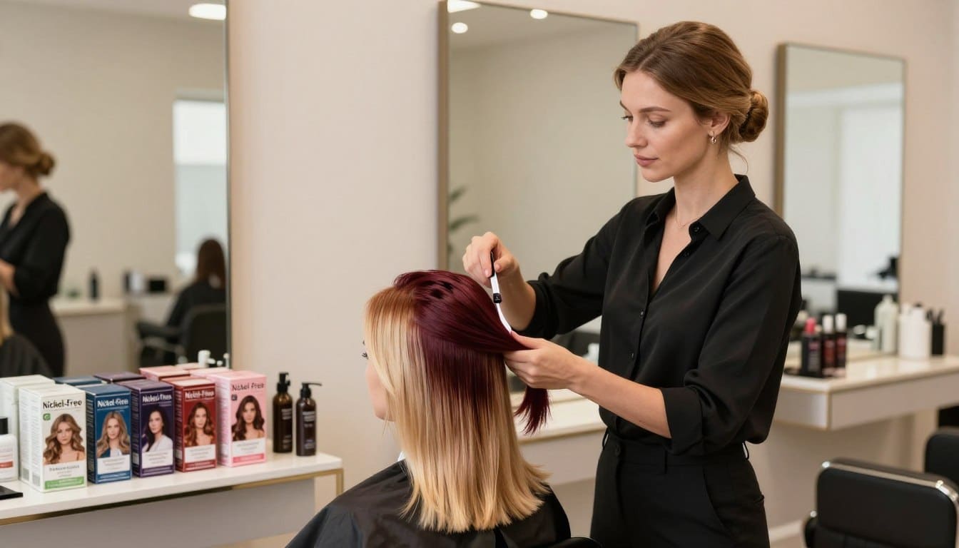 Haarfarbe ohne Nickel