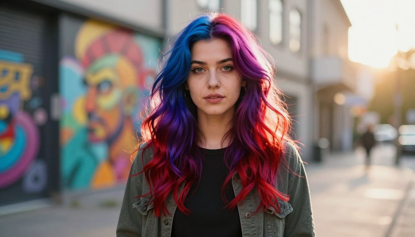 Haarfarben für besondere Persönlichkeiten mutige Farben für einzigartige Looks