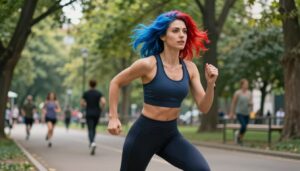 Haarfarben für den Athletischen Stil dynamische Farben für aktive Lebensstile