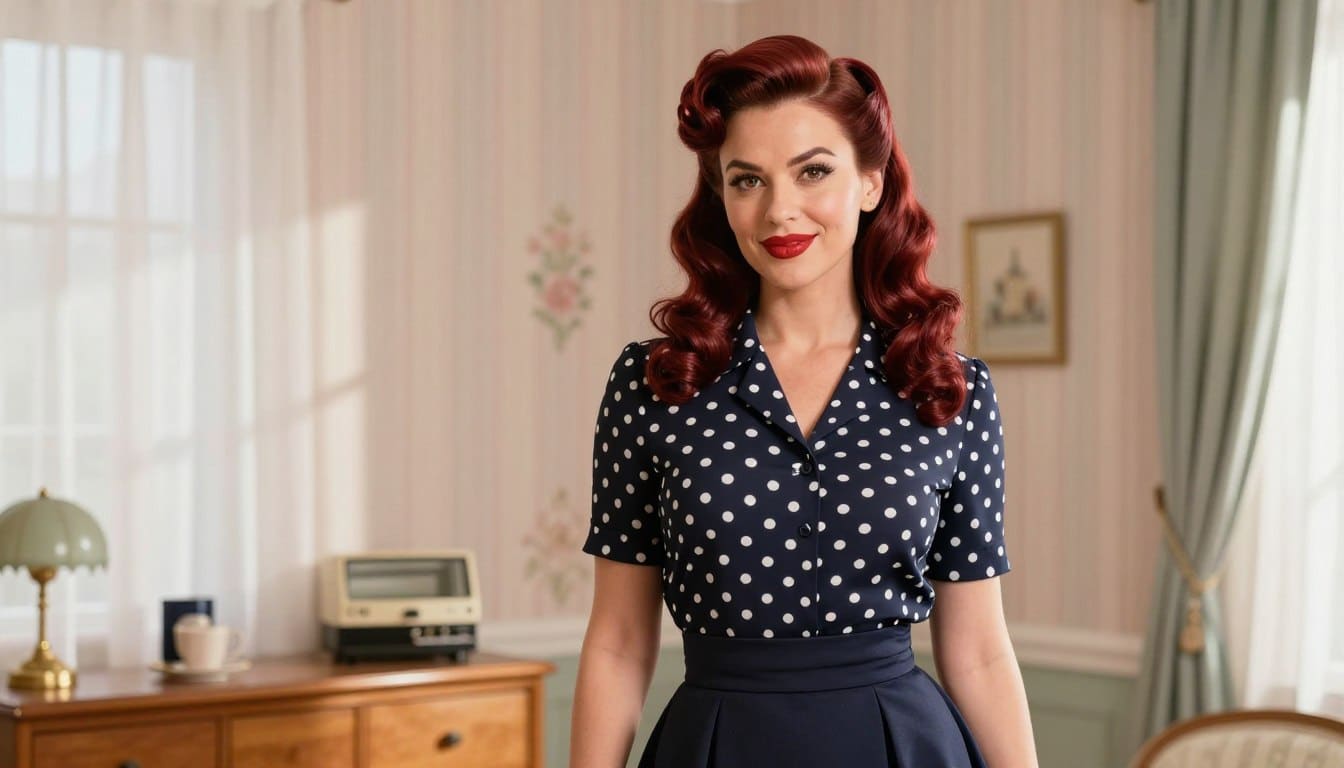 Haarfarben für den Retro Pin Up Stil Vintage Romantik und klassische Eleganz