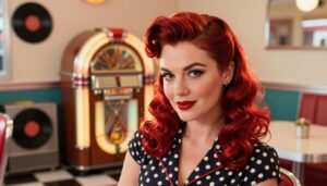 Haarfarben für den Vintage Rockabilly Stil nostalgische Nuancen und Rock N Roll