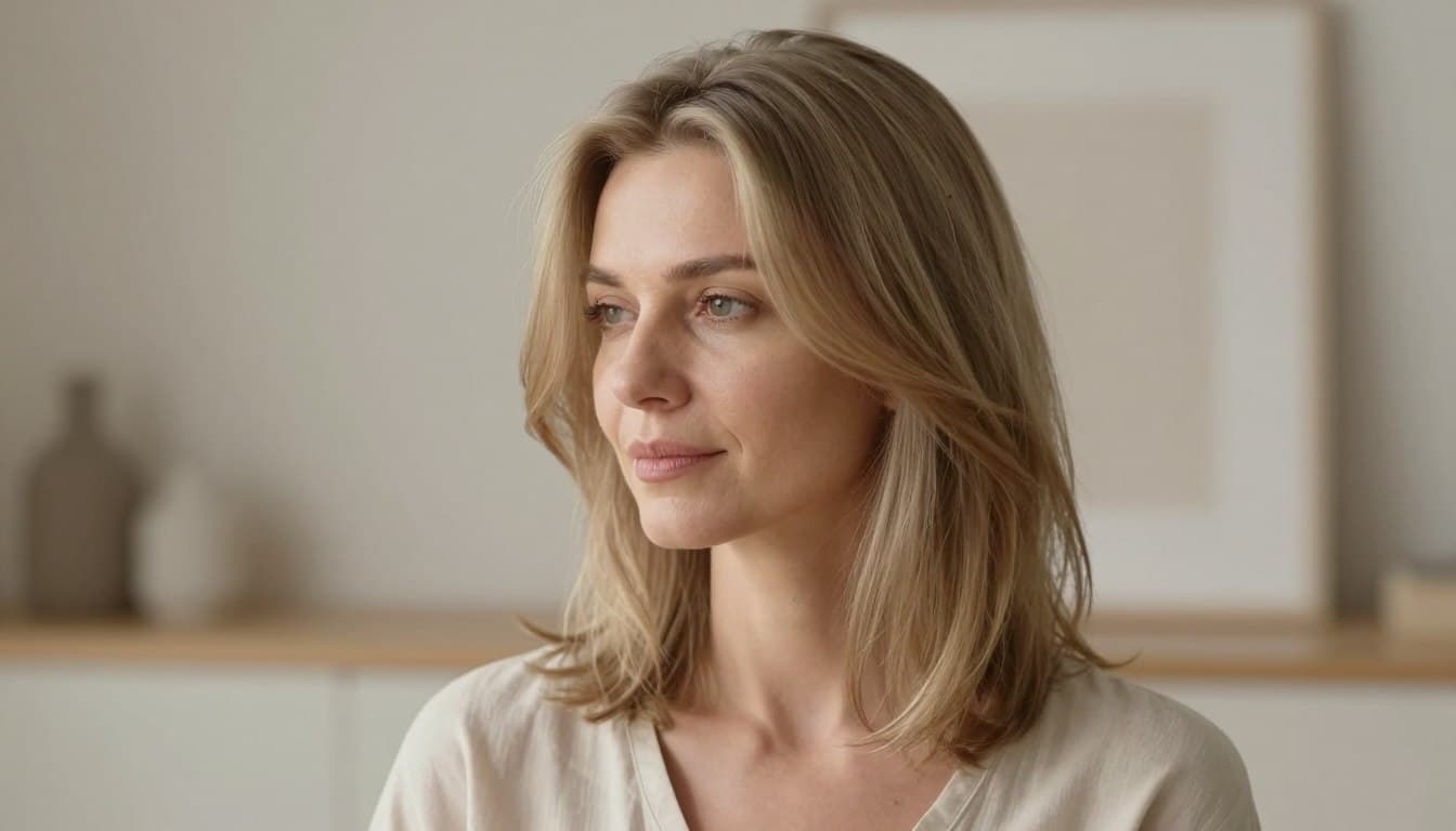 Haarfarben für eine minimalistische Ästhetik schlichte Töne