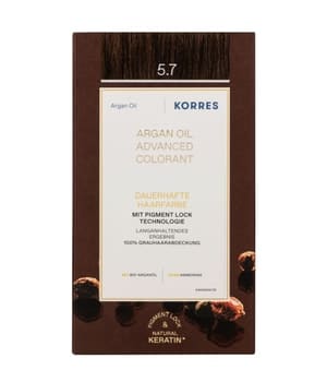 KORRES Arganöl Hochentwickelte Haarcoloration Chocolate / Schokobraun Hell 5.7 Haarfarbe