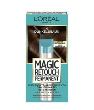 L'Oréal Paris Magic Retouch Permanent Ansatz-Abdeckung Nr. 4 Dunkelbraun Haarfarbe Braun