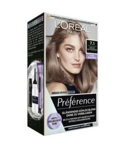 L'Oréal Paris Préférence Cool Blondes Nr. 7.1 - Kühles Mittelblond Haarfarbe