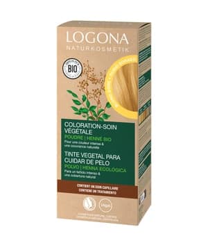 Logona Pflegende Pflanzen-Haarfarbe Pulver Goldblond Haarfarbe