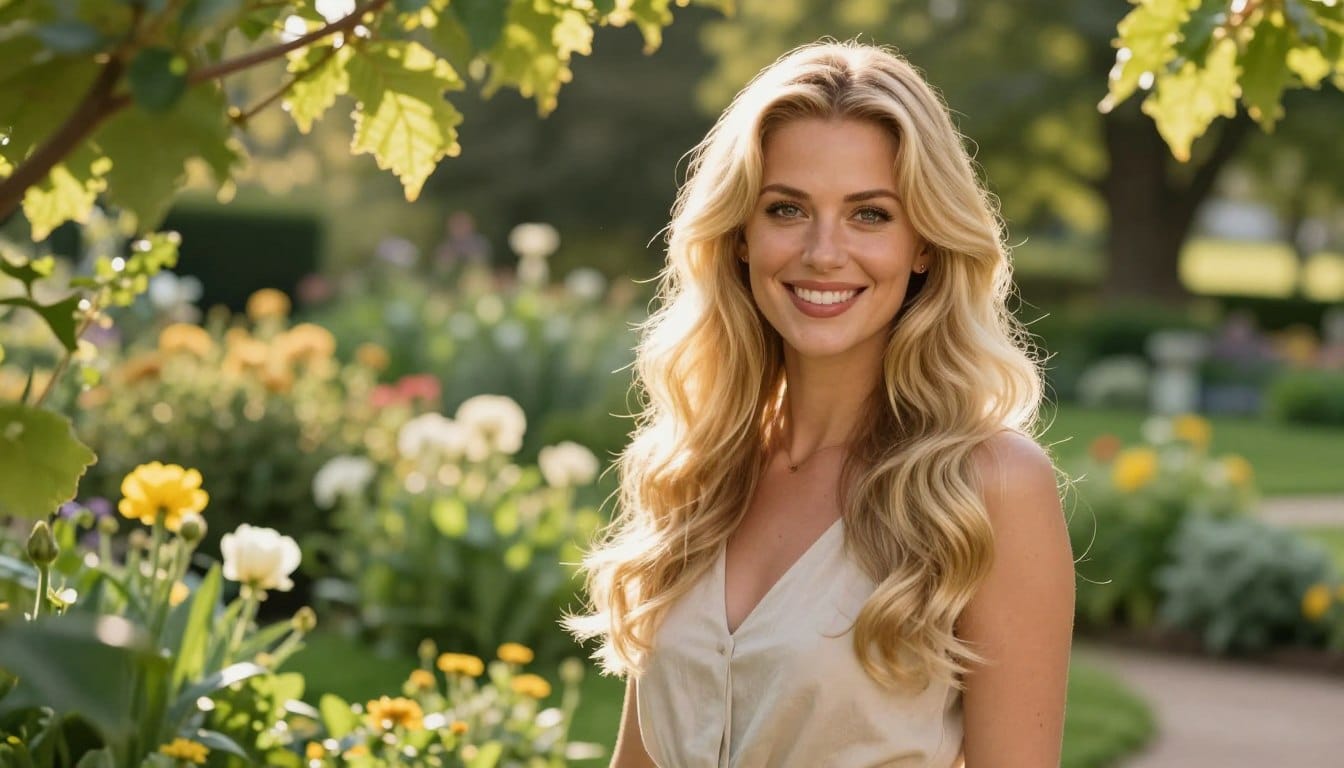 Pflanzenhaarfarbe Blond