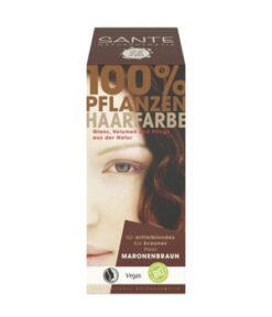 Sante Pflanzen Pulver Maronenbraun Haarfarbe