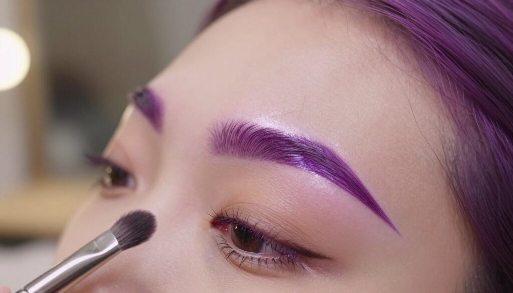 augenbrauenfarbe amethyst