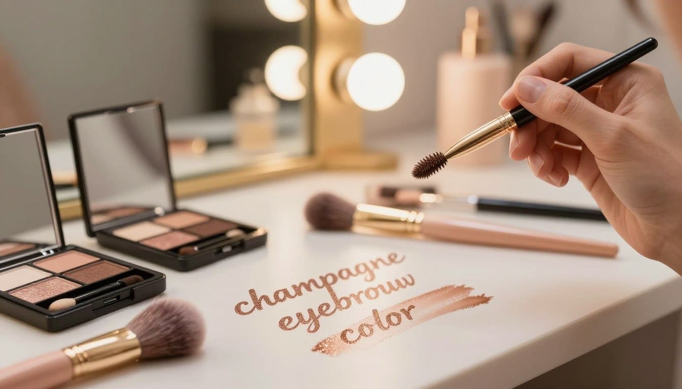 augenbrauenfarbe champagne