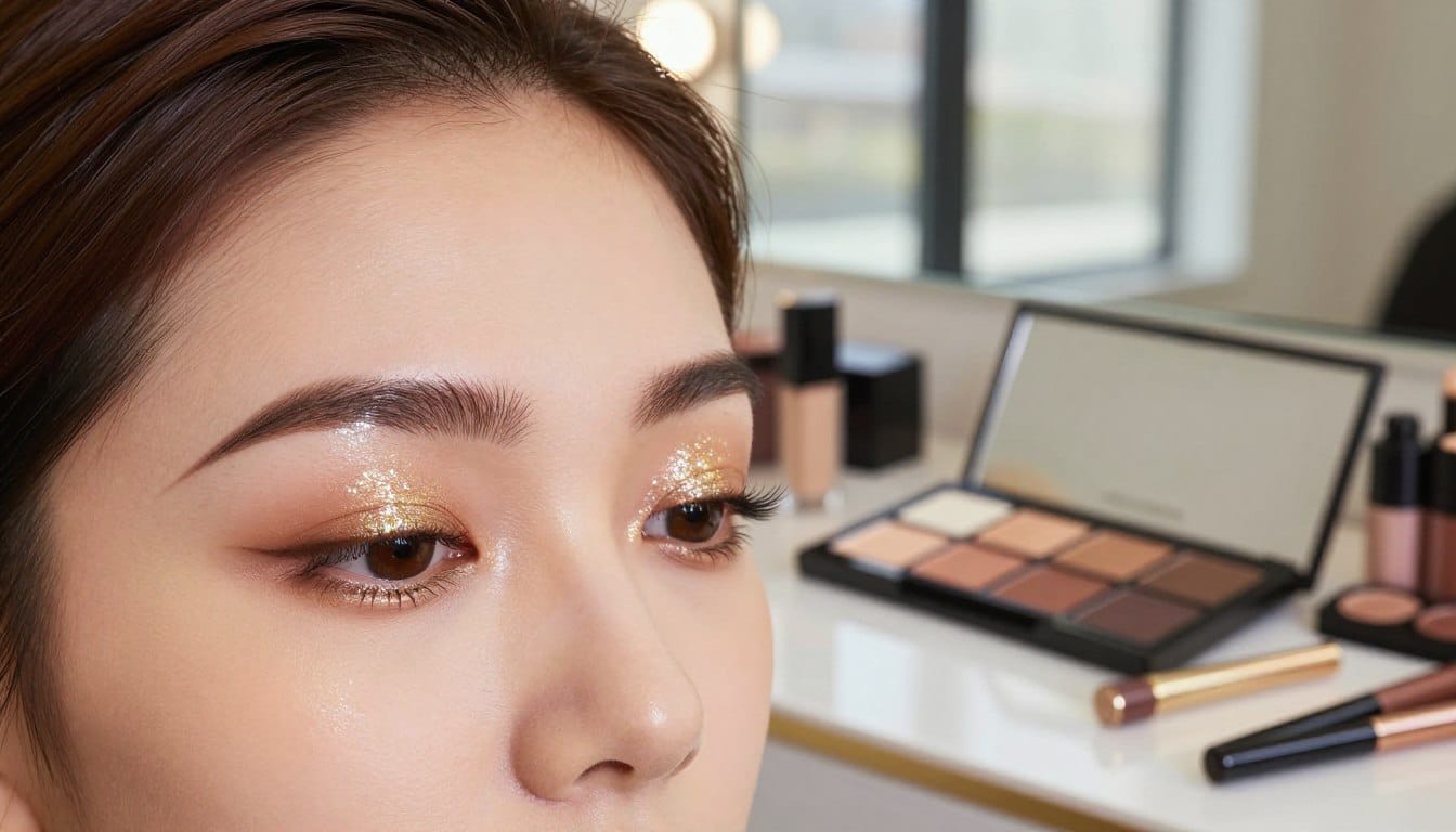 augenbrauenfarbe glitter