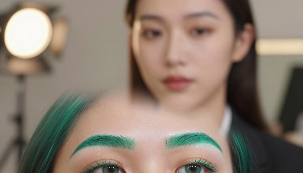 augenbrauenfarbe jade