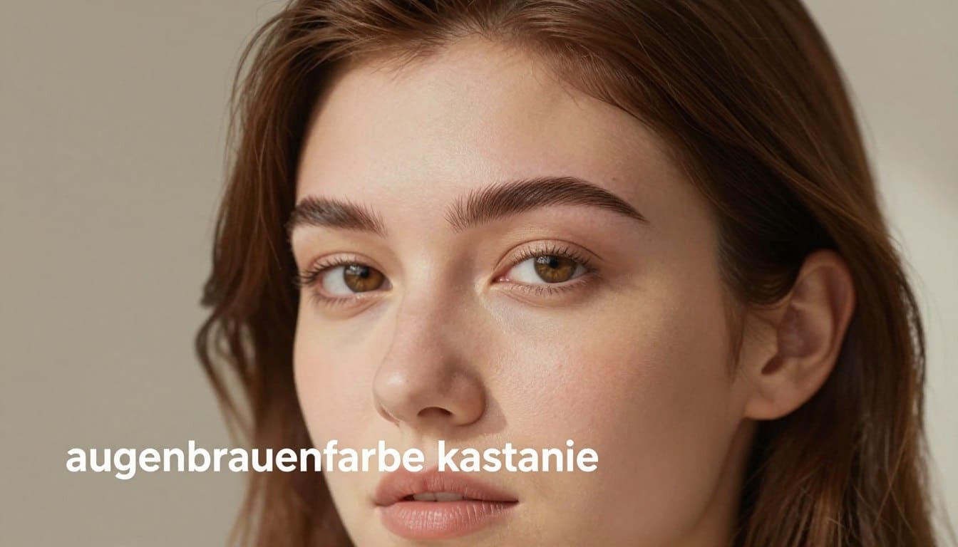 augenbrauenfarbe kastanie