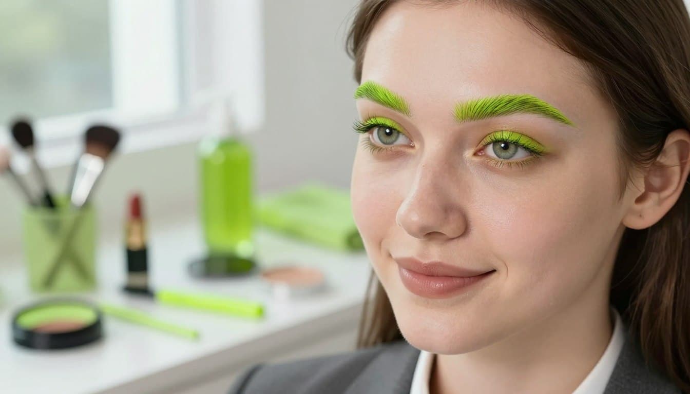 augenbrauenfarbe limette