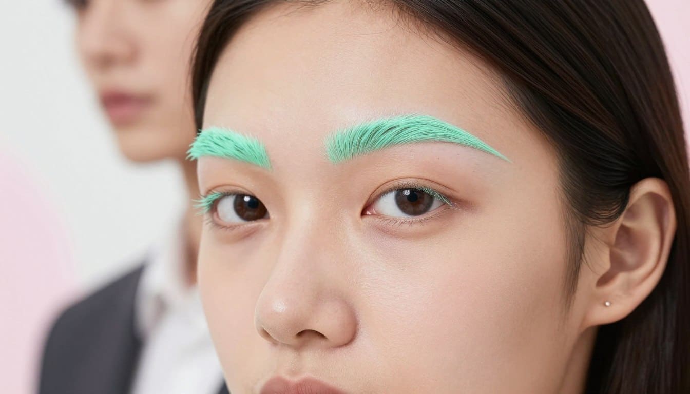 augenbrauenfarbe mint