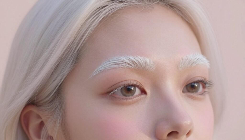 augenbrauenfarbe platinblond