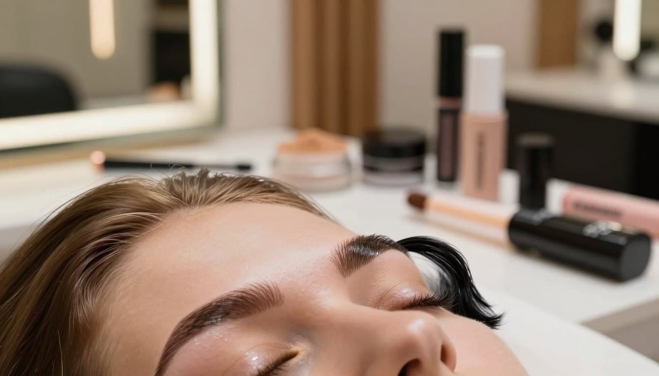 augenbrauenfarbe reflektierend