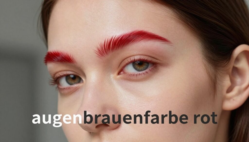augenbrauenfarbe rot
