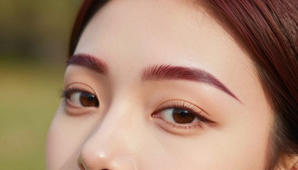 augenbrauenfarbe strahlend