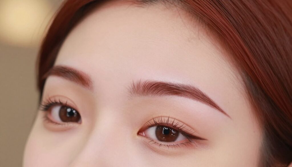 augenbrauenfarbe terrakotta