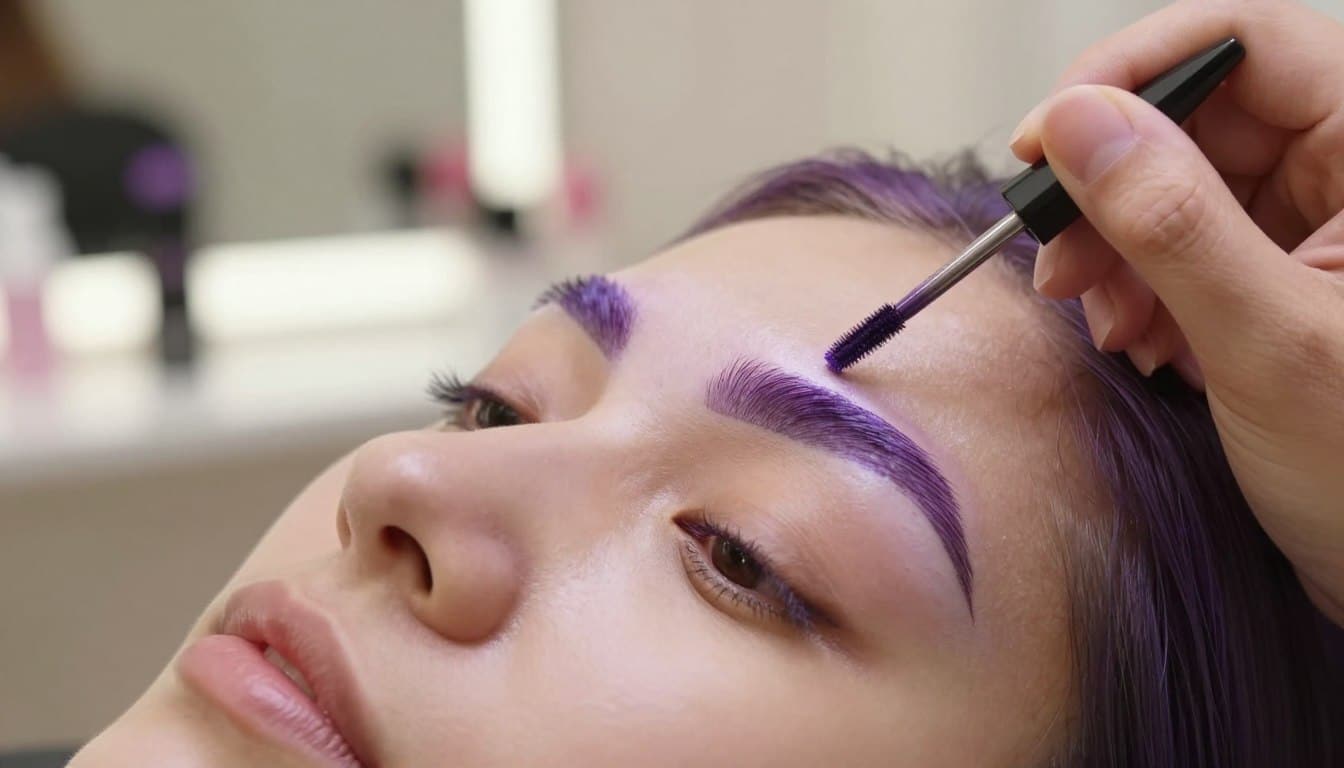 augenbrauenfarbe ultraviolett