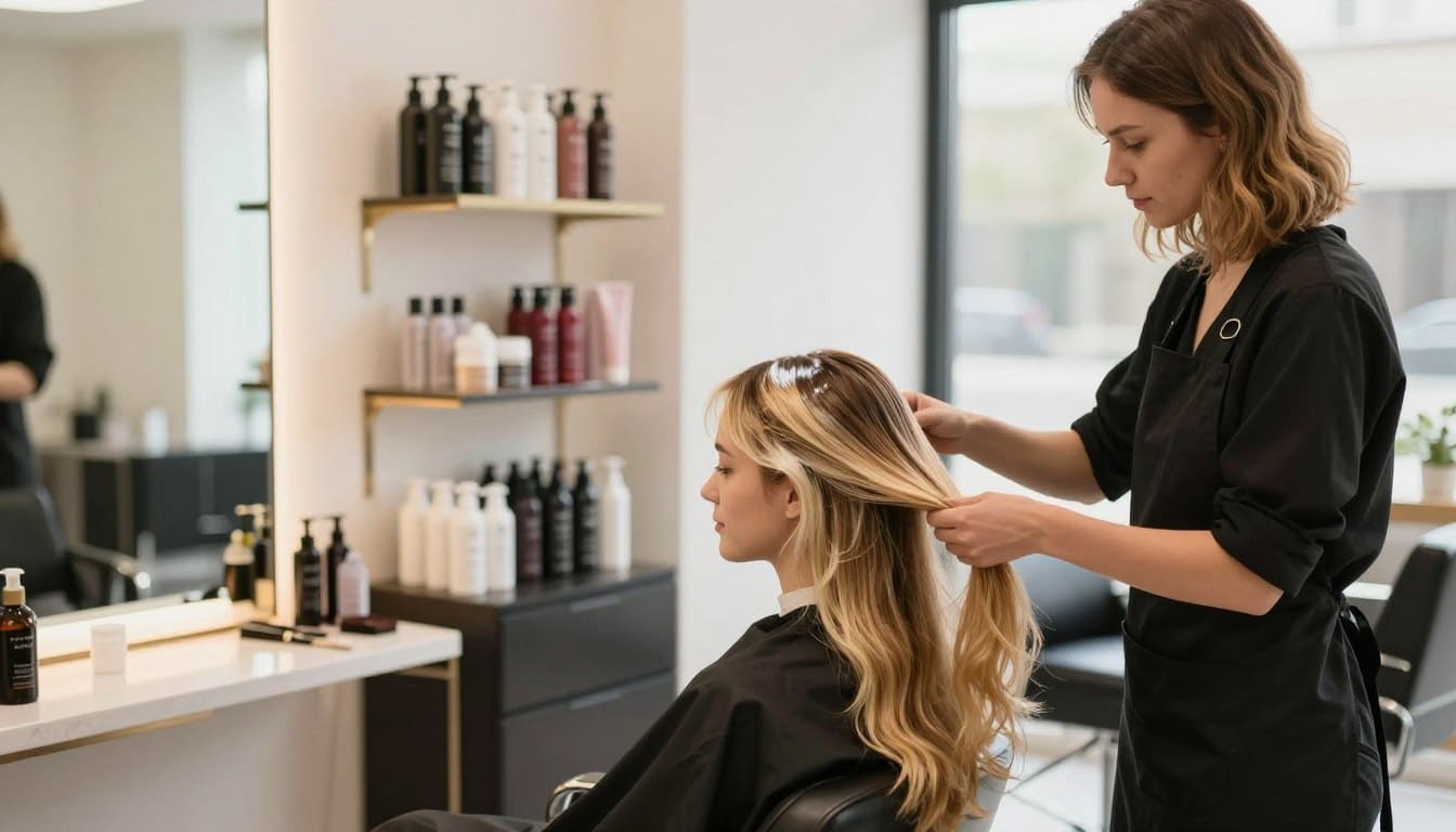 blondierung pflegend