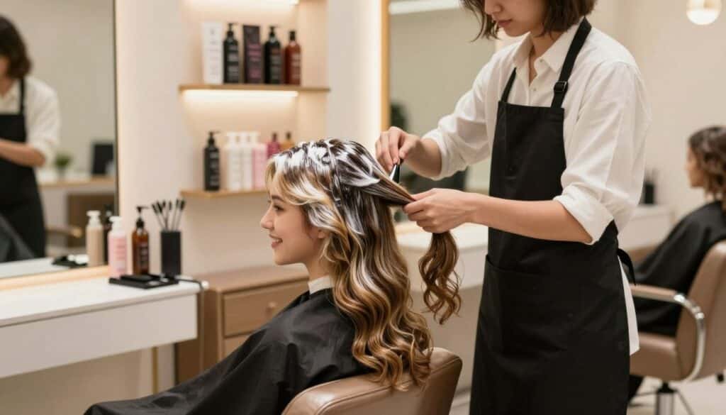 blondierung schonend