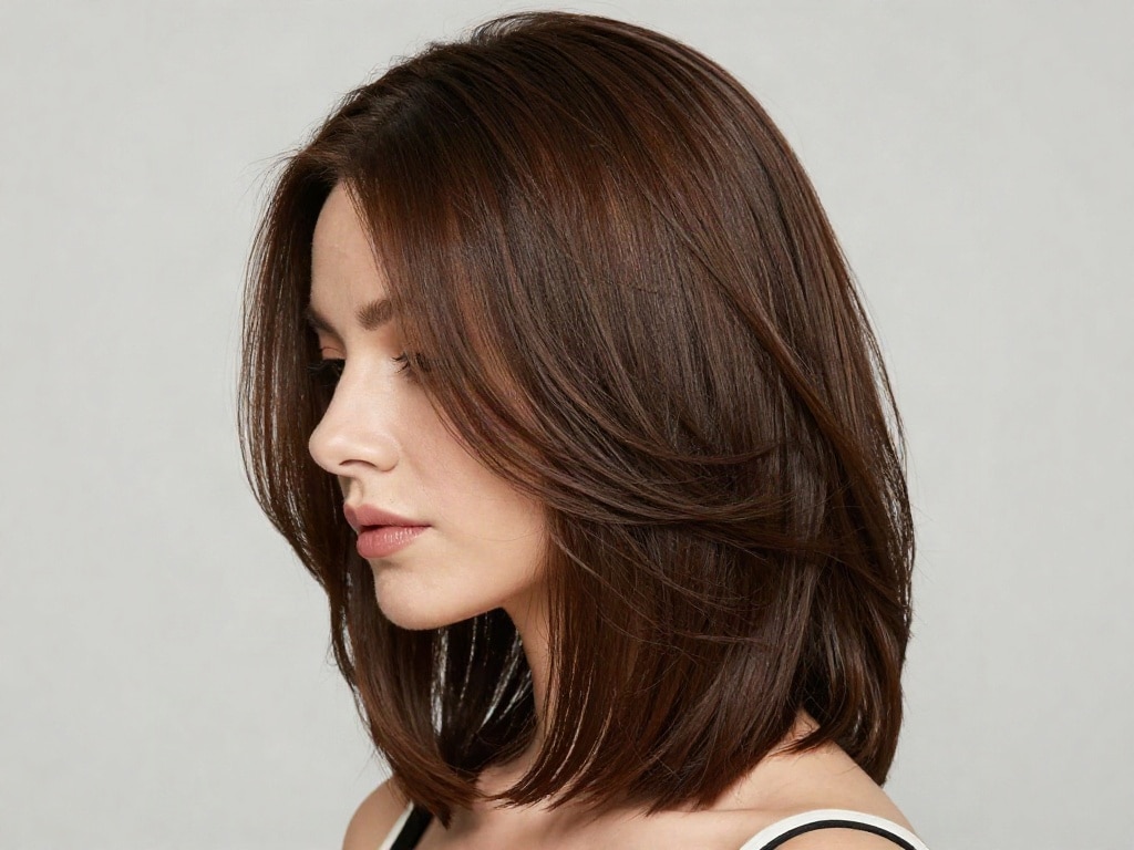 Haarfarbe auf blondiertem Haar