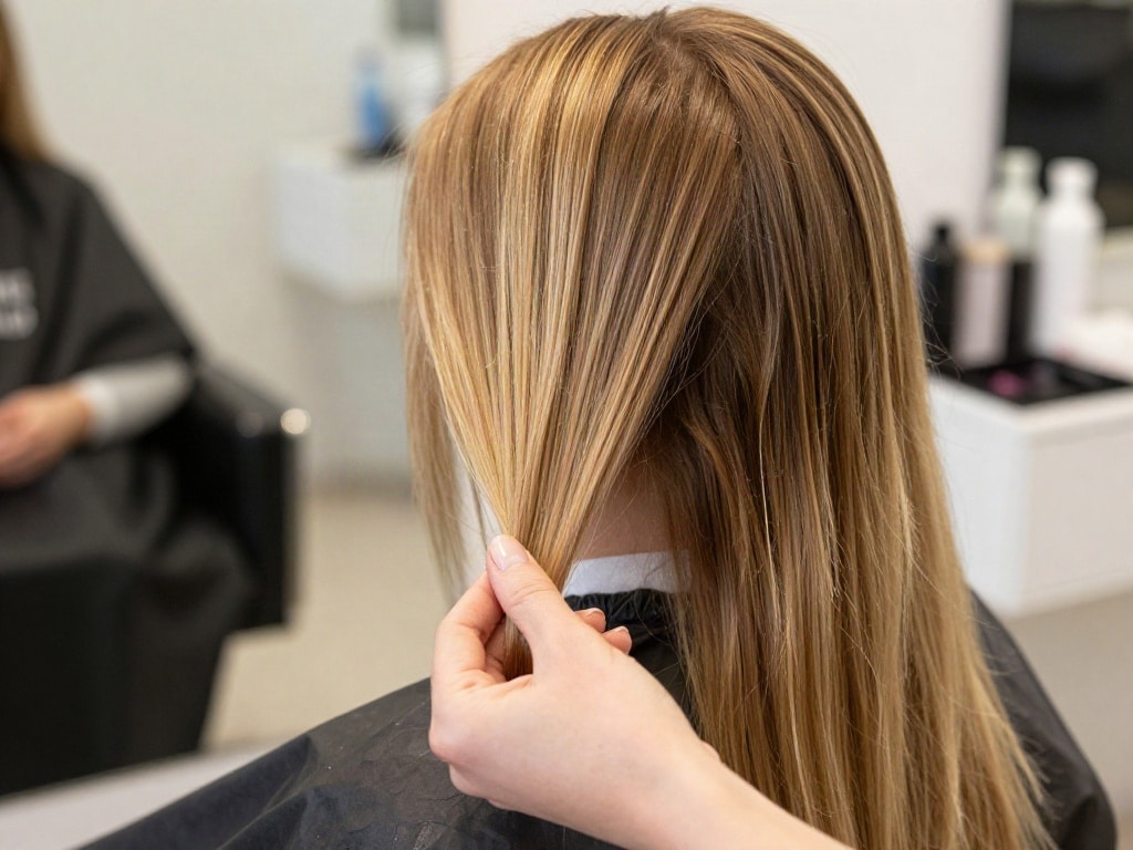 Haare färben mit Extensions