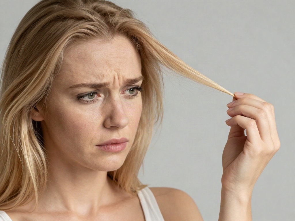 Blondierung für feines Haar
