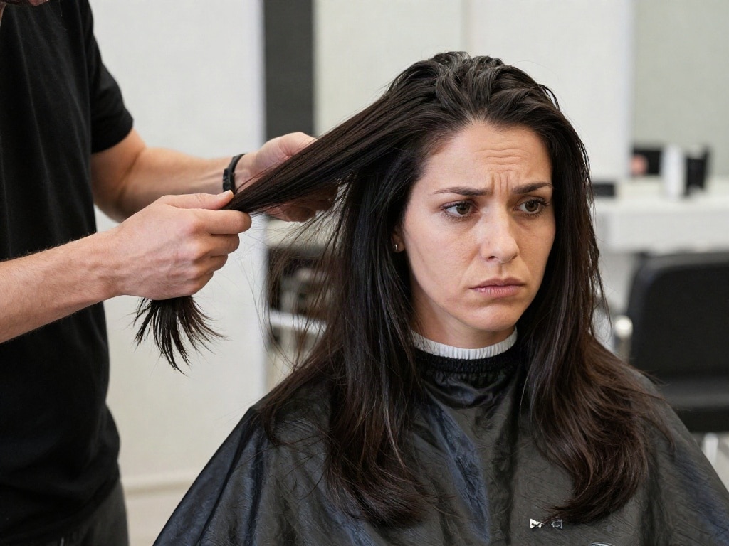 Blondierung auf gefärbten Haaren