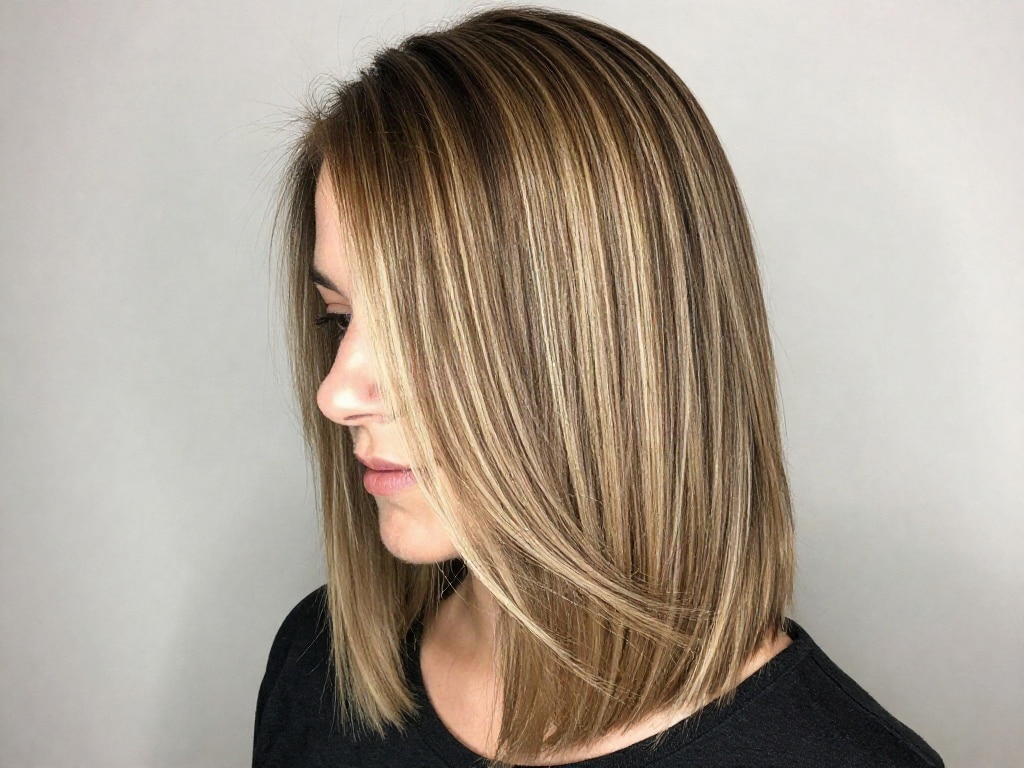 Haare färben mit grauem Ansatz