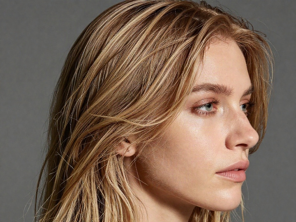Blondierung auf nassem Haar
