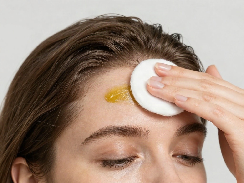 Haarfarbe von der Haut entfernen