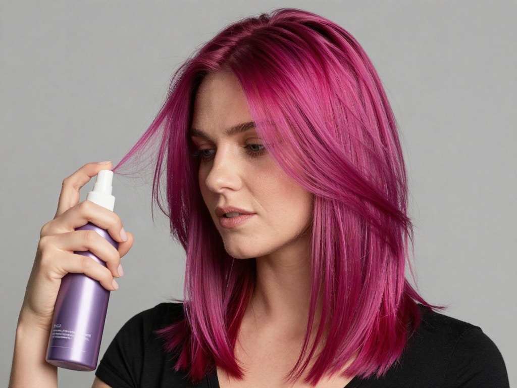 Hitzeschutz für coloriertes Haar