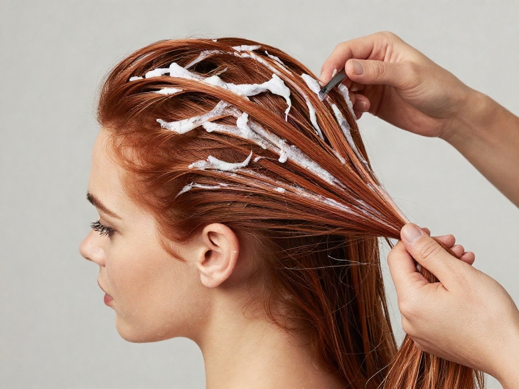 Blondierung nach Henna