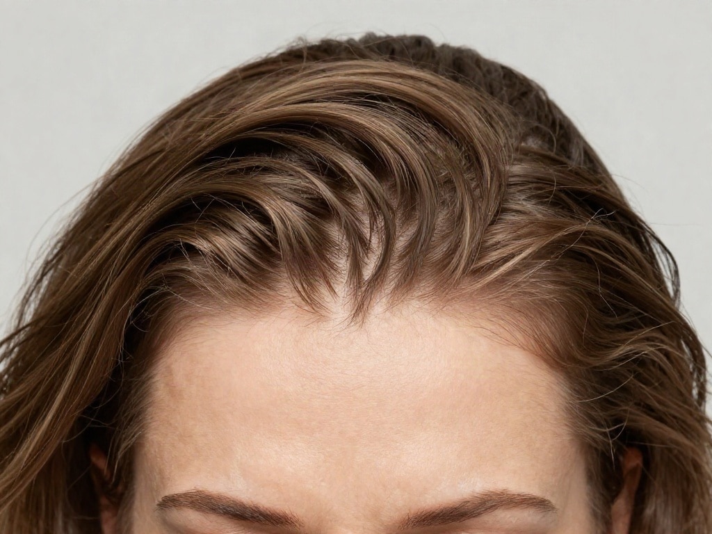 Tönung auf porösem Haar