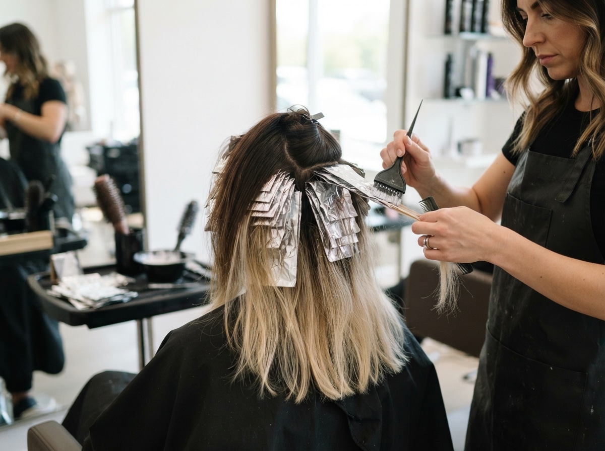 Blondierung über mehrere Sitzungen
